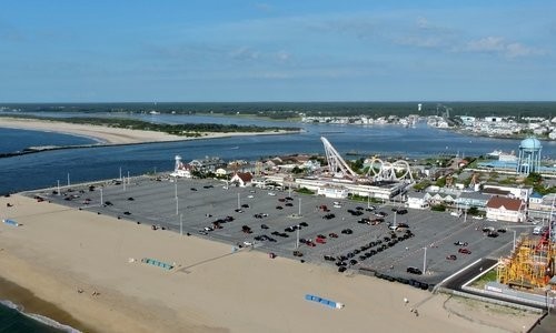 parking.jpg Aerial view of Ocean City, Maryland Inlet