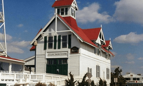 Ocean-City-Life-Saving-Station-Museum.png Exterior of Ocean City Life Saving station